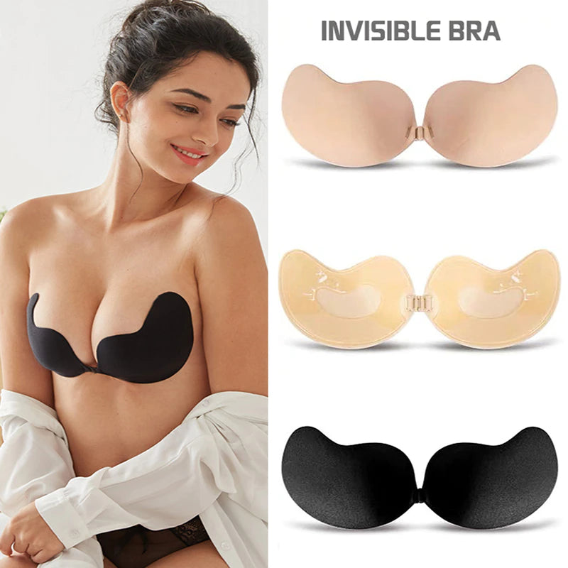 SeemlessBeauty™ Strapless Invisible Push-Up Bra